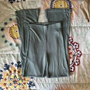 Zara light blue flared legging